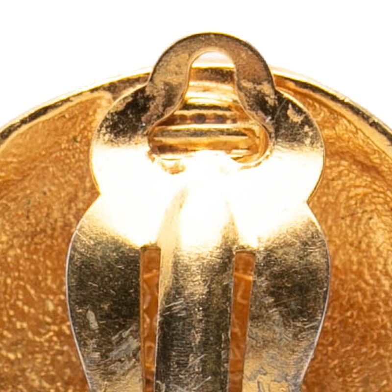 Chanel CC Logo Vintage Gold Plated