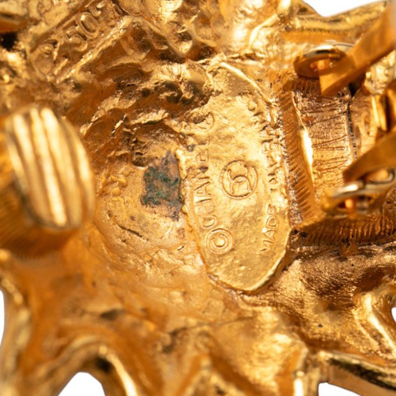 Chanel Lion Motif Gold Plated