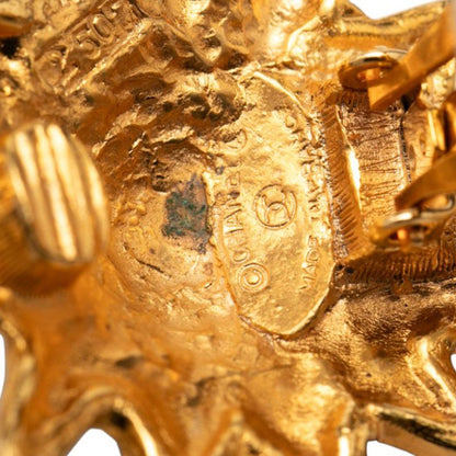 Chanel Lion Motif Gold Plated