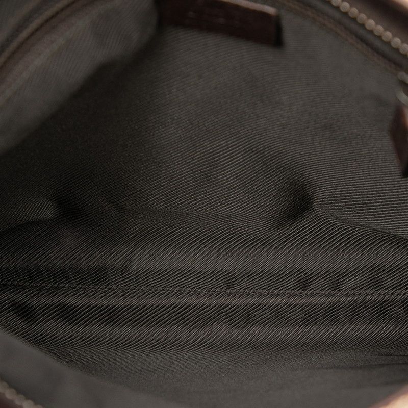 Gucci GG Canvas Crossbody Shoulder Bag Beige Brown
