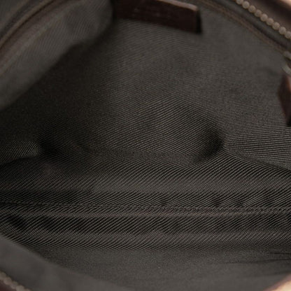 Gucci GG Canvas Crossbody Shoulder Bag Beige Brown
