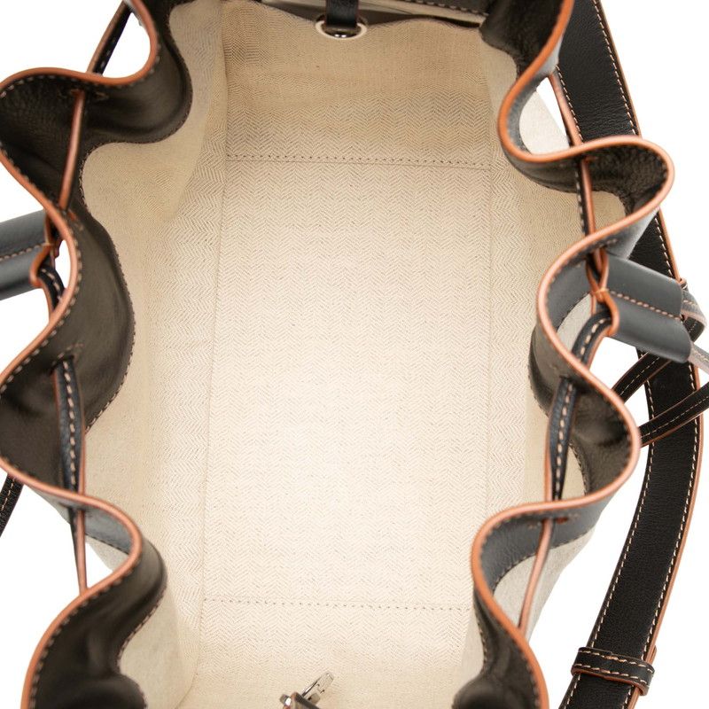 Loewe Hammock Small 2-Way Shoulder Bag Beige Multicolor Leather