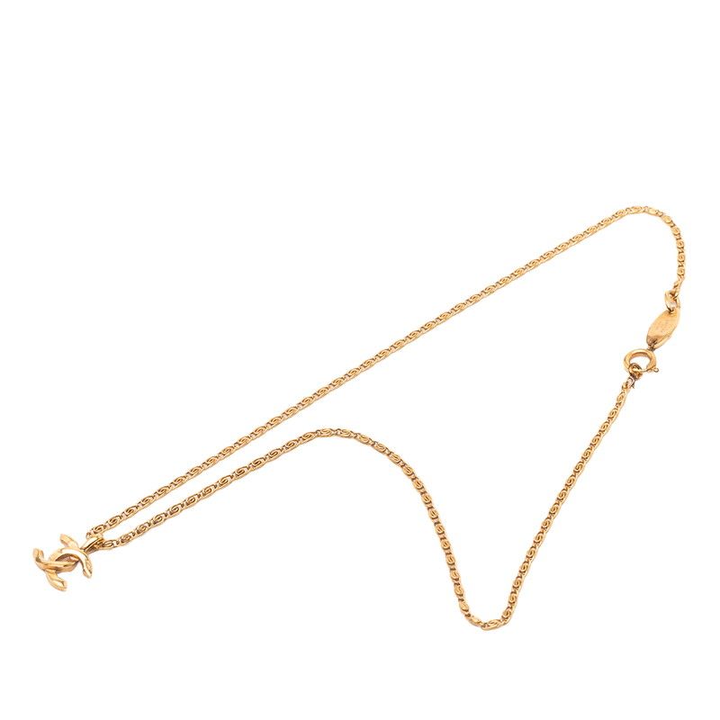 Chanel CC Logo Gold Plated
