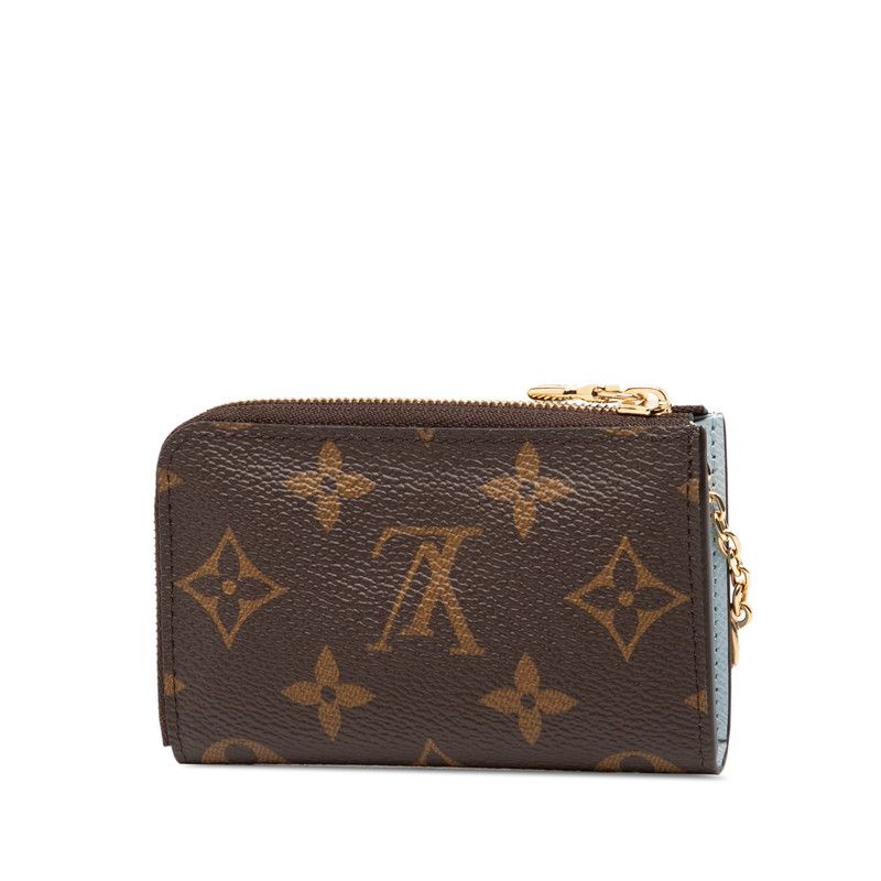 Louis Vuitton Monogram Porte Cles Noah Coin Case Blue Olympe