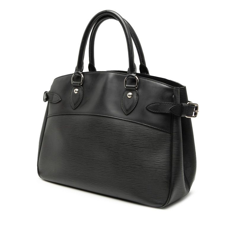 Louis Vuitton Epi Passy PM Tote Black Noir Leather
