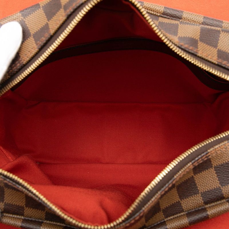 Louis Vuitton Damier Naviglio Brown Leather