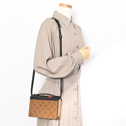 Louis Vuitton Shoulder Bag Book Wallet on Chain