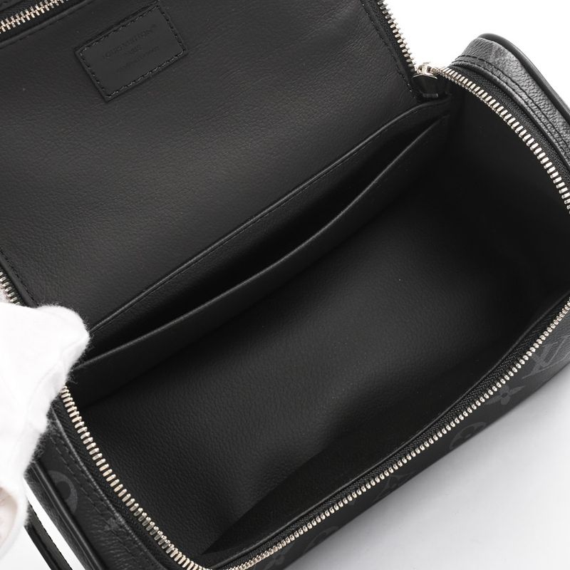 Louis Vuitton Clutch Toiletry Toiletries Black