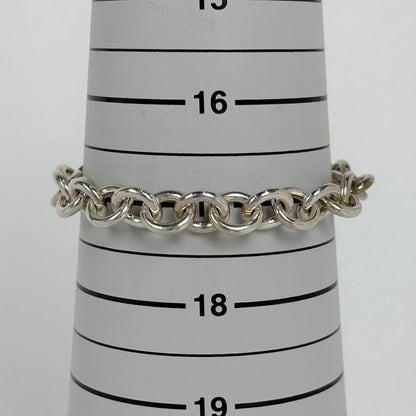 Tiffany & Co. Heart Tag Chain Bracelet Silver