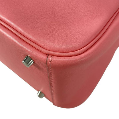 Hermes Shoulder Bag Lindy Mini Roseuete Silver