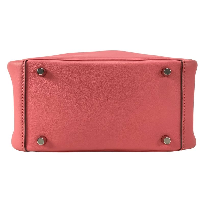 Hermes Shoulder Bag Lindy Mini Roseuete Silver