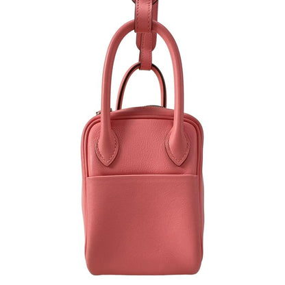 Hermes Shoulder Bag Lindy Mini Roseuete Silver