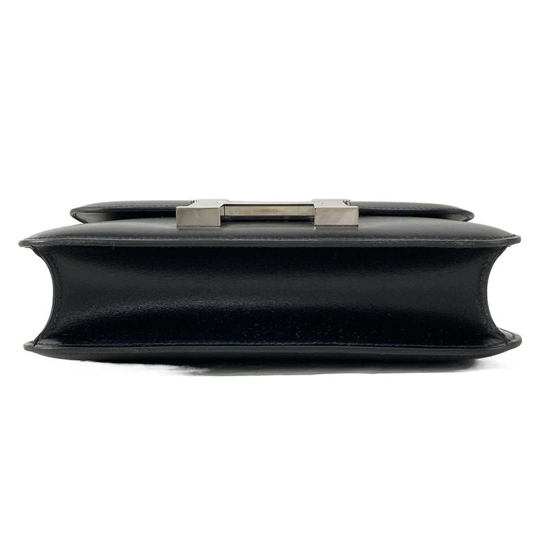 Hermes Shoulder Bag Constance 24 Miroir Black Silver