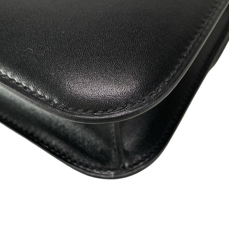 Hermes Shoulder Bag Constance 24 Miroir Black Silver