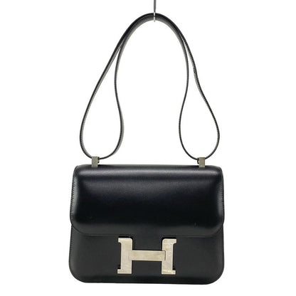 Hermes Shoulder Bag Constance 24 Miroir Black Silver