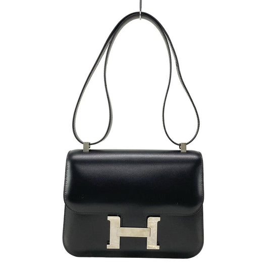 Hermes Shoulder Bag Constance 24 Miroir Black Silver