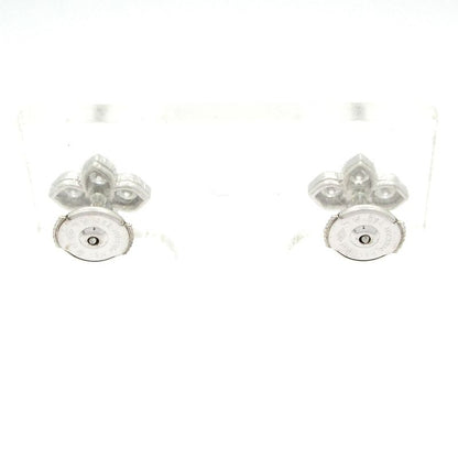 Cartier Earrings Hindu 18K White Gold Diamond Total Diamonds