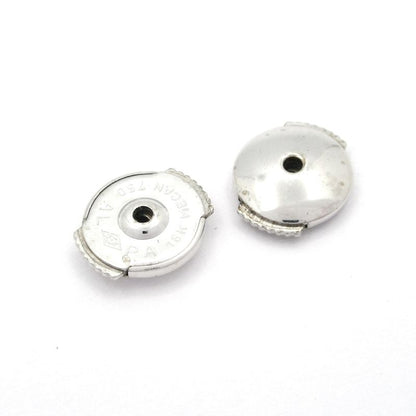 Cartier Earrings Hindu 18K White Gold Diamond Total Diamonds