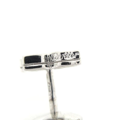 Cartier Earrings Hindu 18K White Gold Diamond Total Diamonds