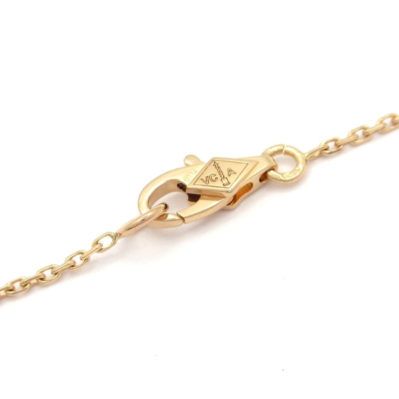 Van Cleef & Arpels Necklace Frivole Pendant Mini Model 18K Pink Gold