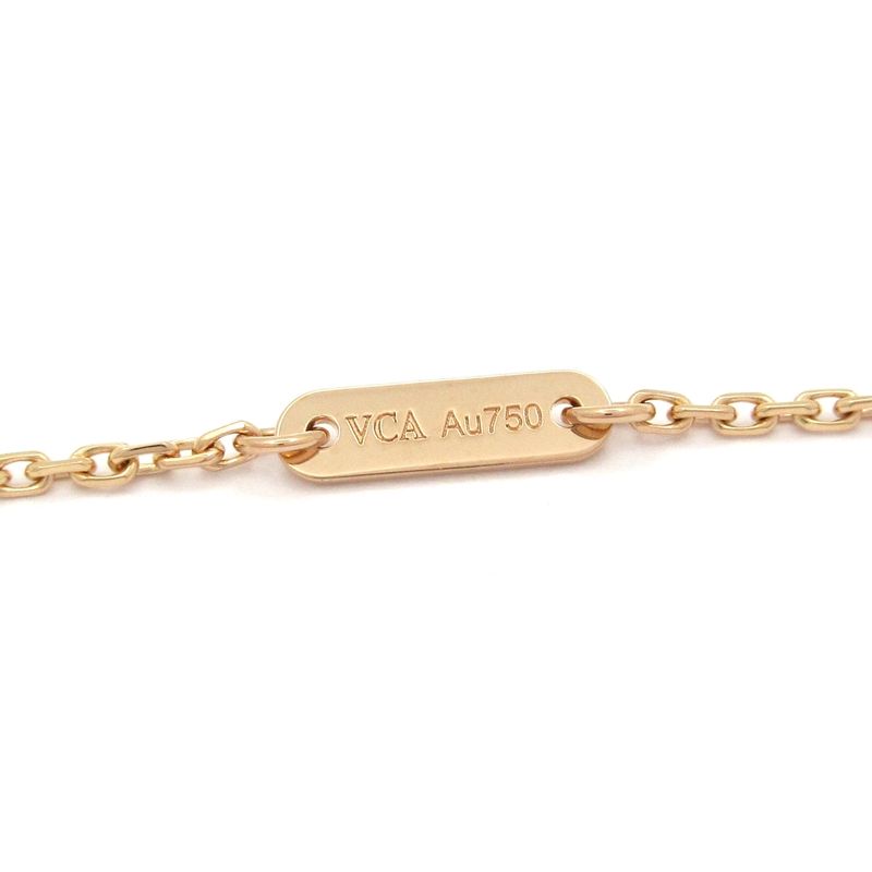 Van Cleef & Arpels Necklace Frivole Pendant Mini Model 18K Pink Gold