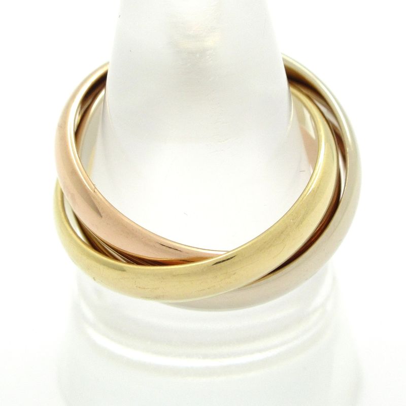 Cartier 52 Trinity 18K Three Color Diamond