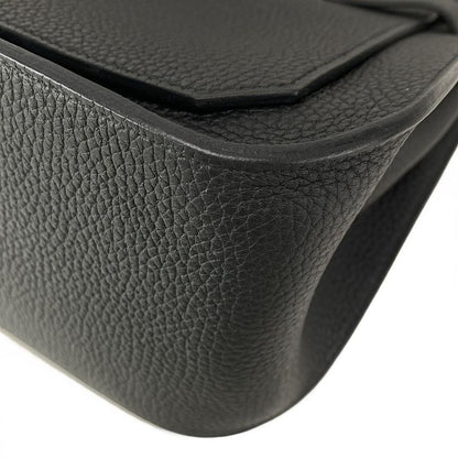 Hermes Shoulder Bag Gipsiere 28 Black Silver