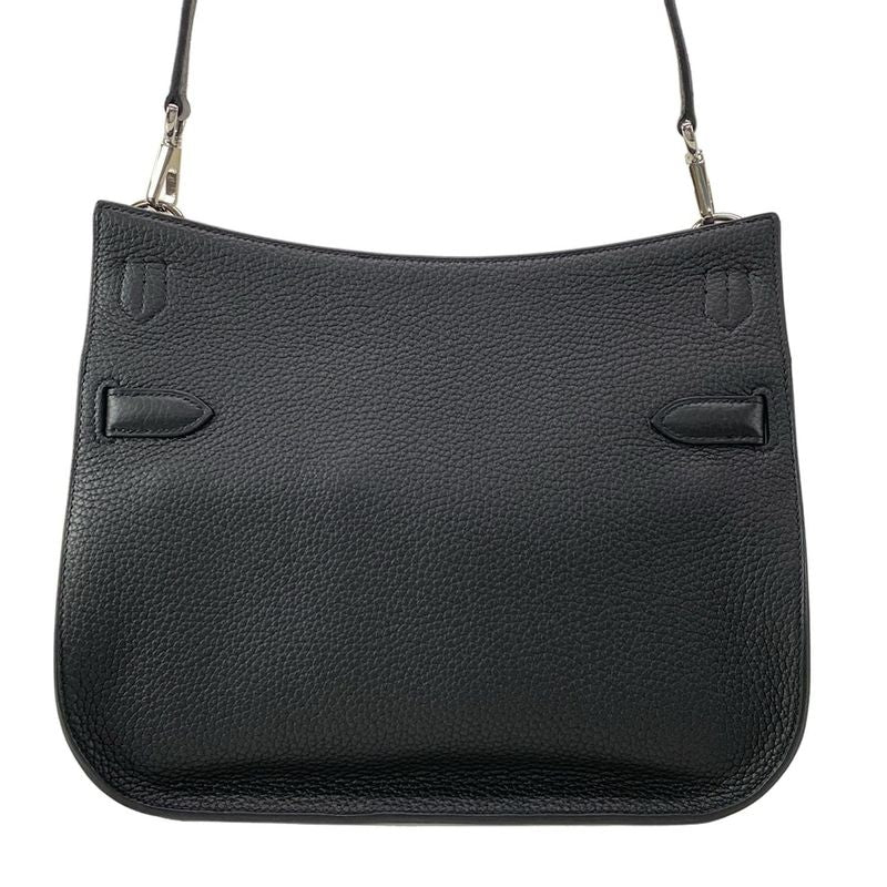Hermes Shoulder Bag Gipsiere 28 Black Silver