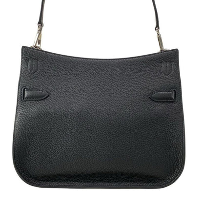 Hermes Shoulder Bag Gipsiere 28 Black Silver