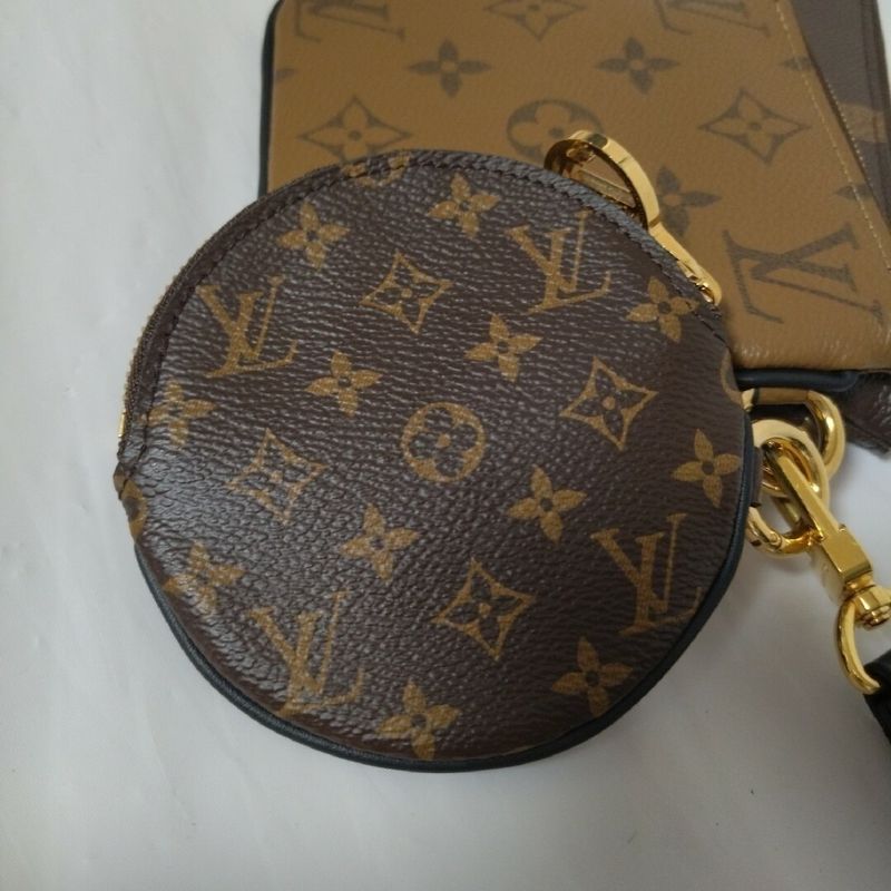 Louis Vuitton Pochette Trio Monogram Pouch