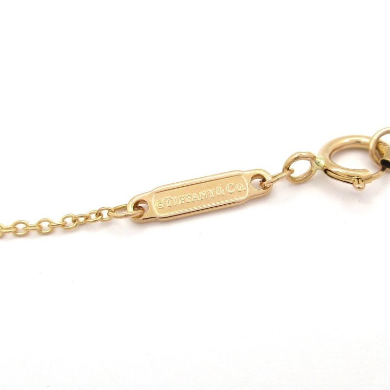 Tiffany & Co. Necklace T Smile Pendant 18K Pink Gold