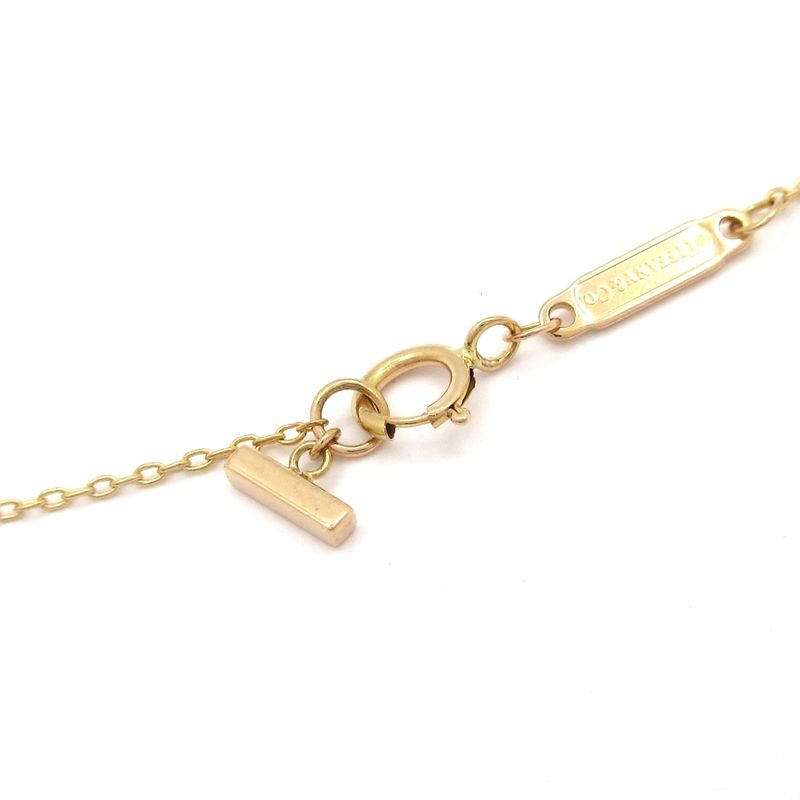 Tiffany & Co. Necklace T Smile Pendant 18K Pink Gold