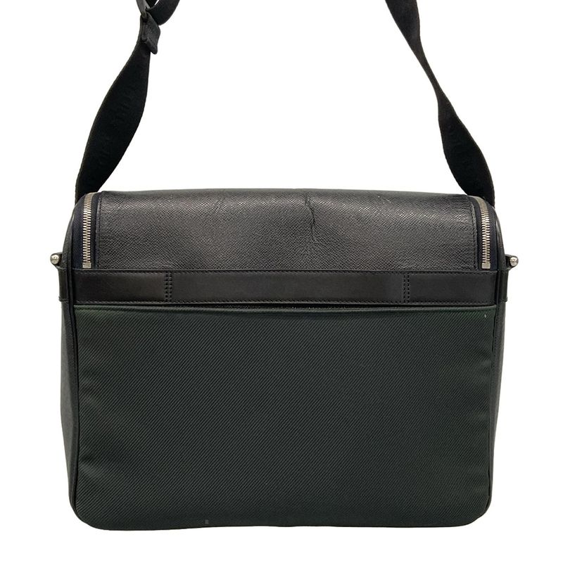 Louis Vuitton Shoulder Bag Taiga Ardoise Leather