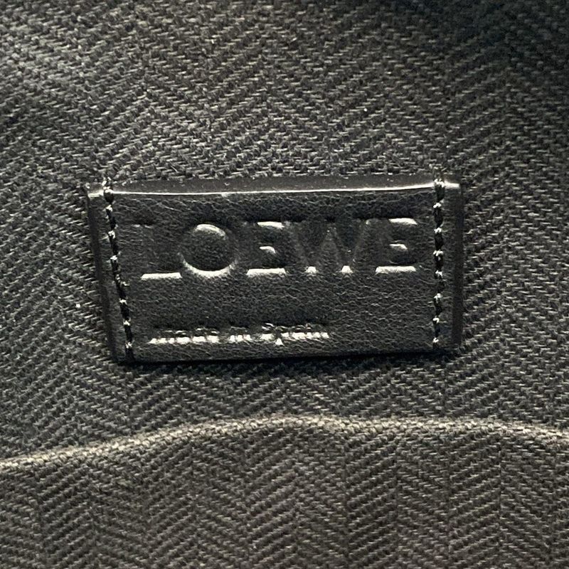 Loewe Clutch Anagram Black