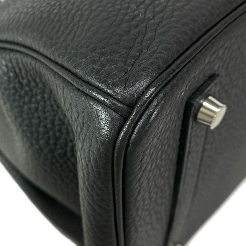 Hermes Handbag Birkin 35 Pron Silver