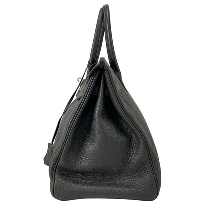 Hermes Handbag Birkin 35 Pron Silver