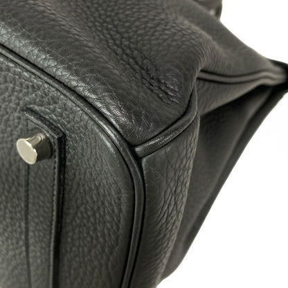 Hermes Handbag Birkin 35 Pron Silver