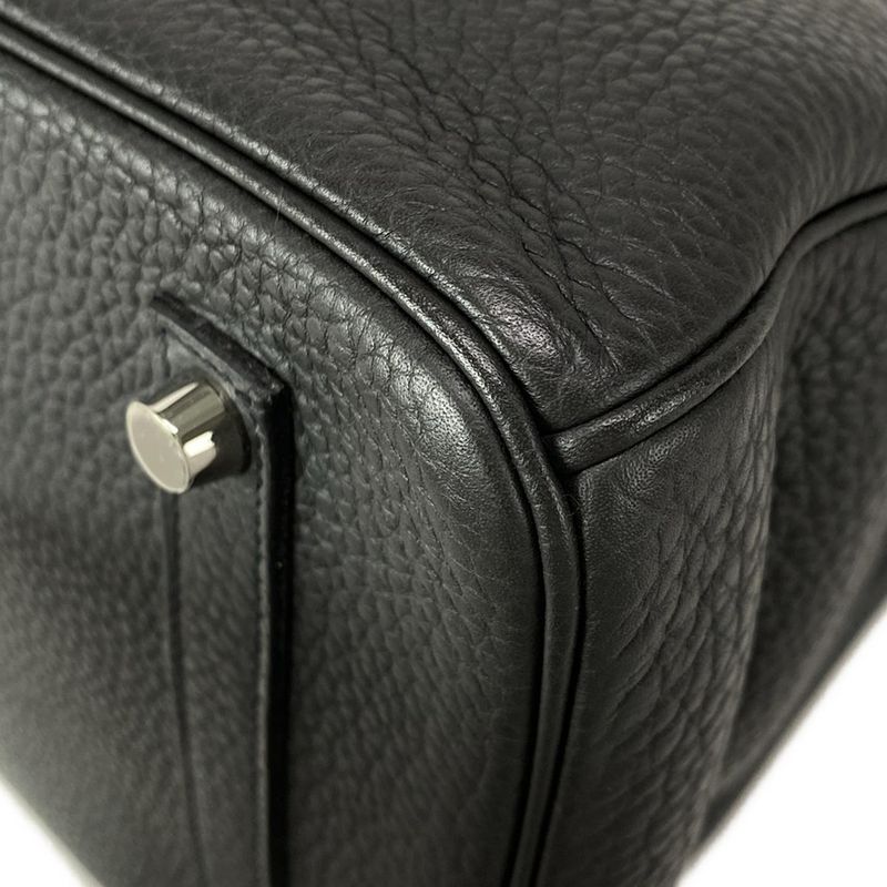 Hermes Handbag Birkin 35 Pron Silver