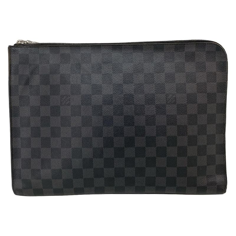Louis Vuitton Clutch Damier Graphite Pochette Jour GM