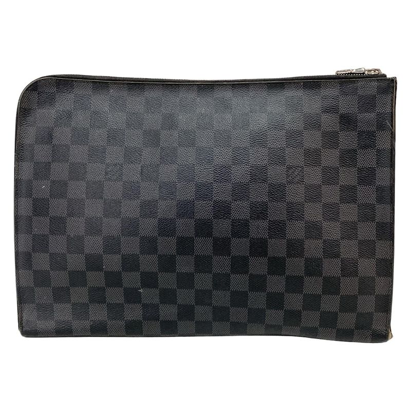 Louis Vuitton Clutch Damier Graphite Pochette Jour GM