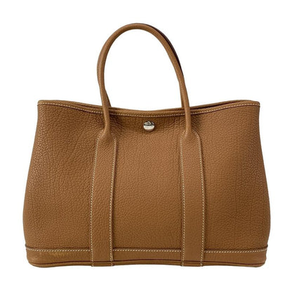 Hermes Tote Garden Party TPM Gold Silver