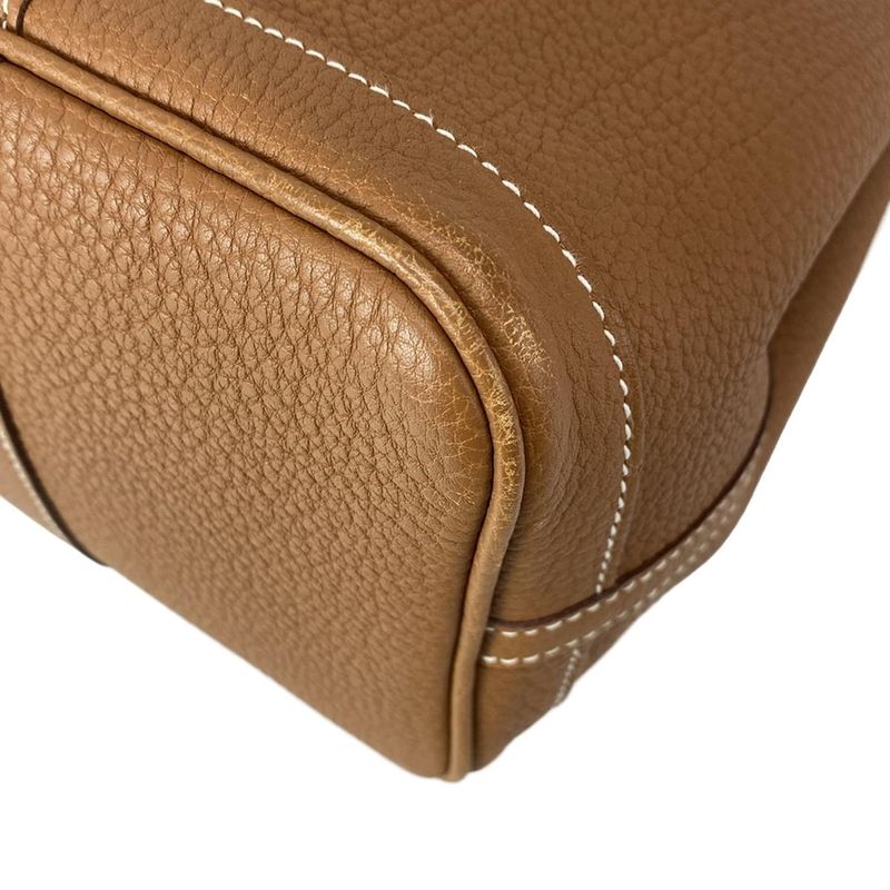 Hermes Tote Garden Party TPM Gold Silver