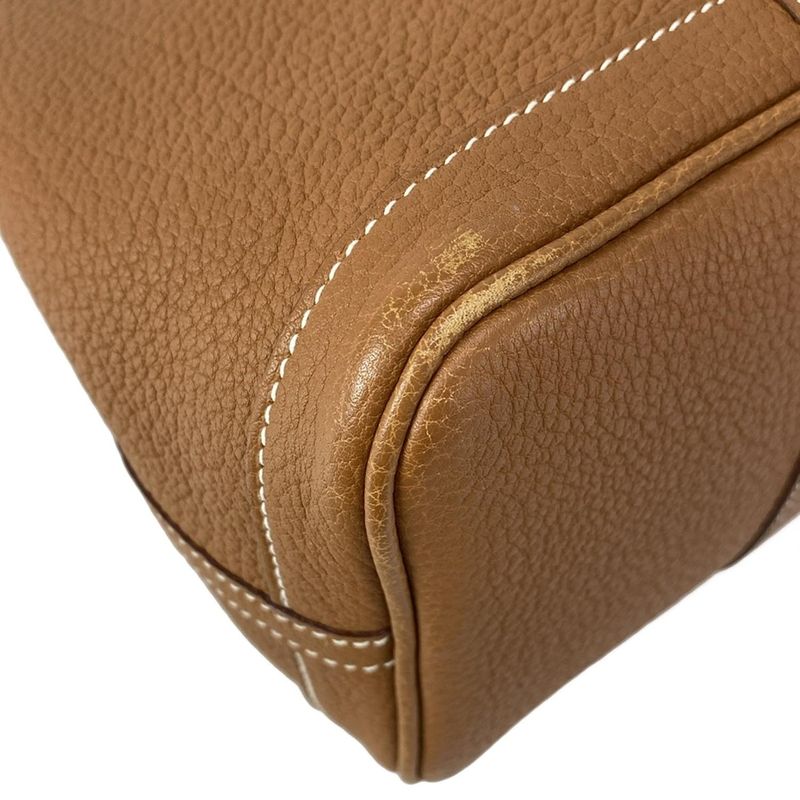 Hermes Tote Garden Party TPM Gold Silver