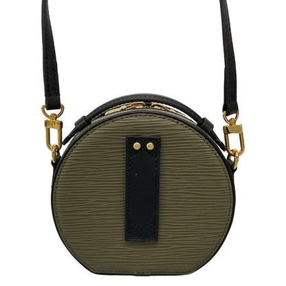 Louis Vuitton Shoulder Bag Epi Mini Boite Chapeau Khaki Black