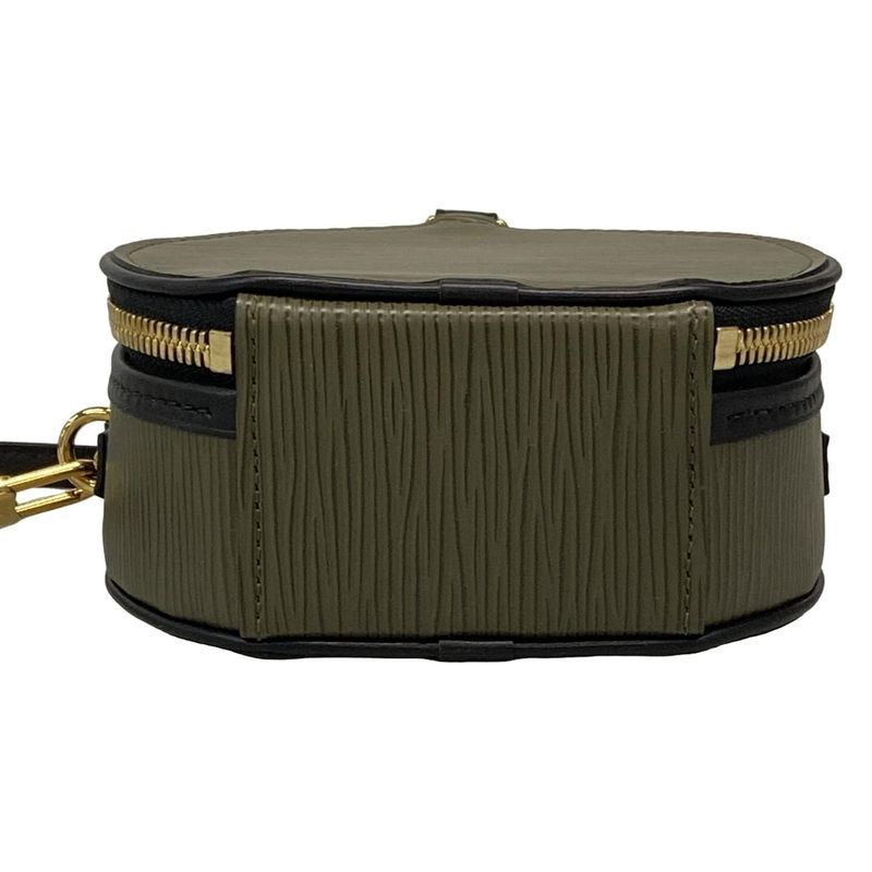 Louis Vuitton Shoulder Bag Epi Mini Boite Chapeau Khaki Black