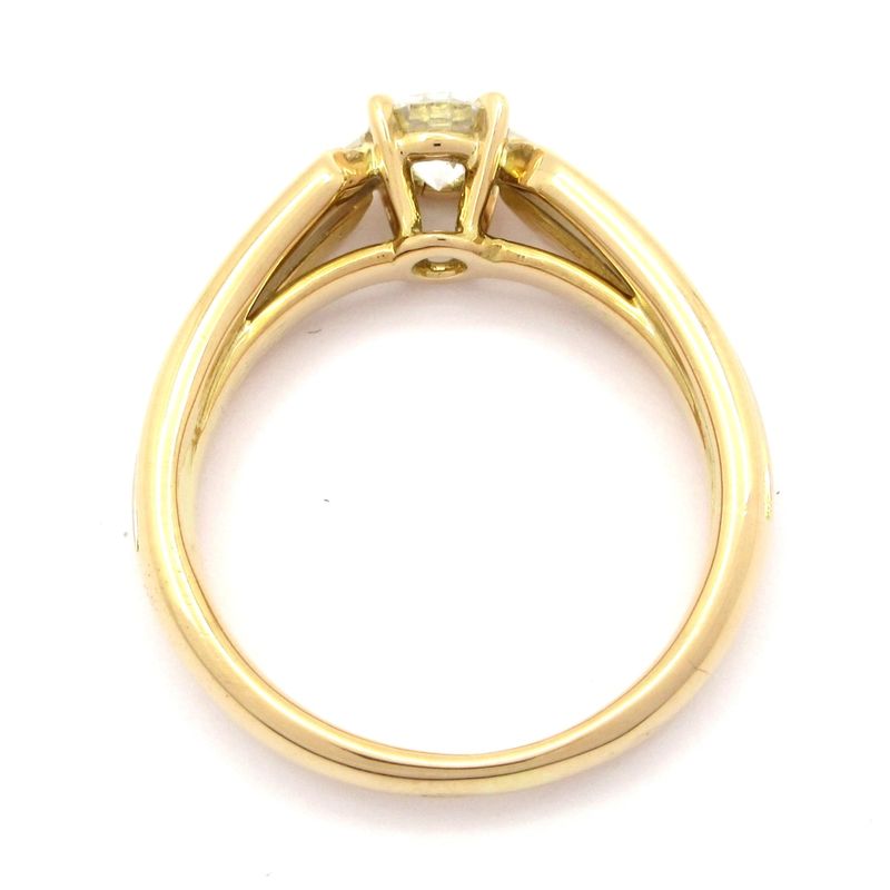 Cartier Ring Trinity Solitaire 18K Three Color Diamond