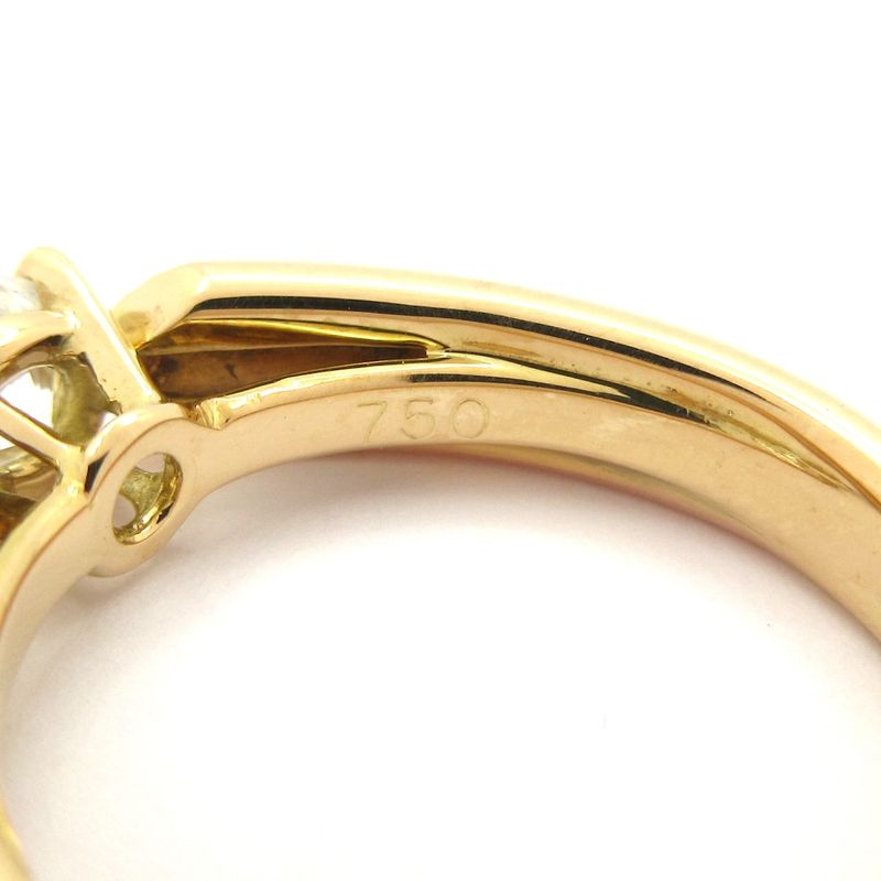 Cartier Ring Trinity Solitaire 18K Three Color Diamond