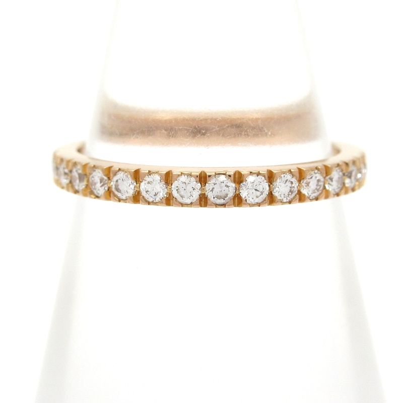 Tiffany & Co. Ring Novo Half Circle 18K Pink Gold Diamond Half