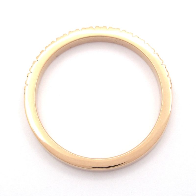 Tiffany & Co. Ring Novo Half Circle 18K Pink Gold Diamond Half