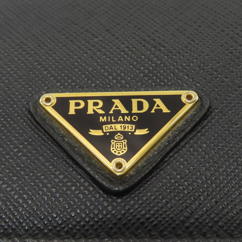 Prada Logo Wallet Saffiano